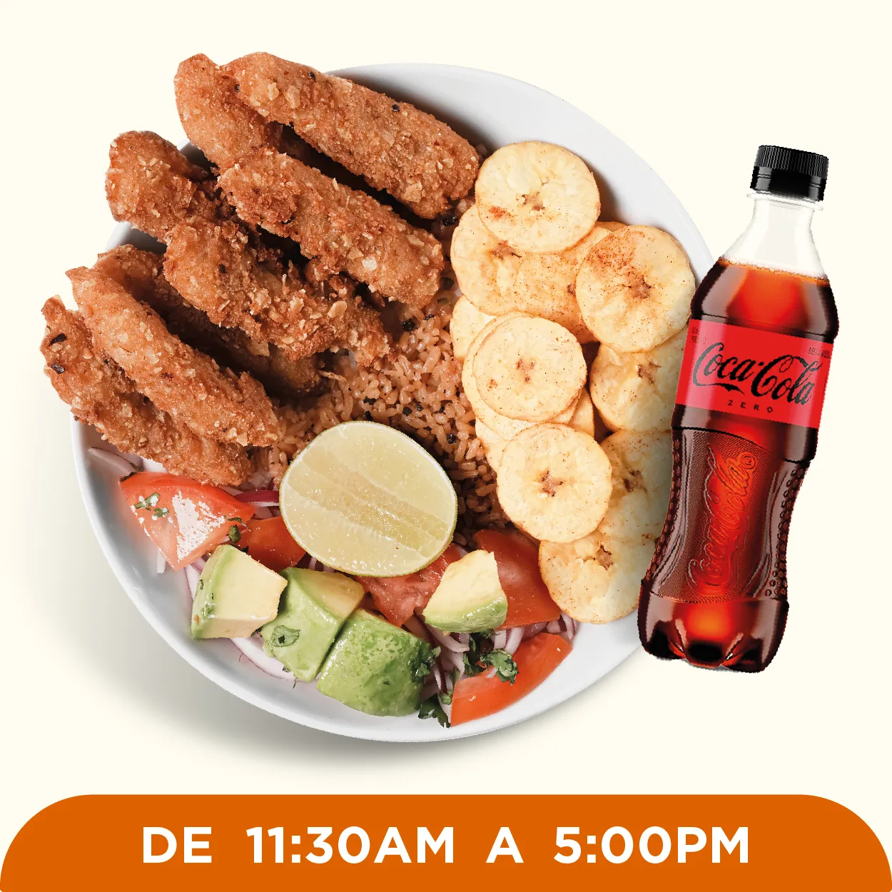 Fish & Coco Bowl + Coca-Cola Zero