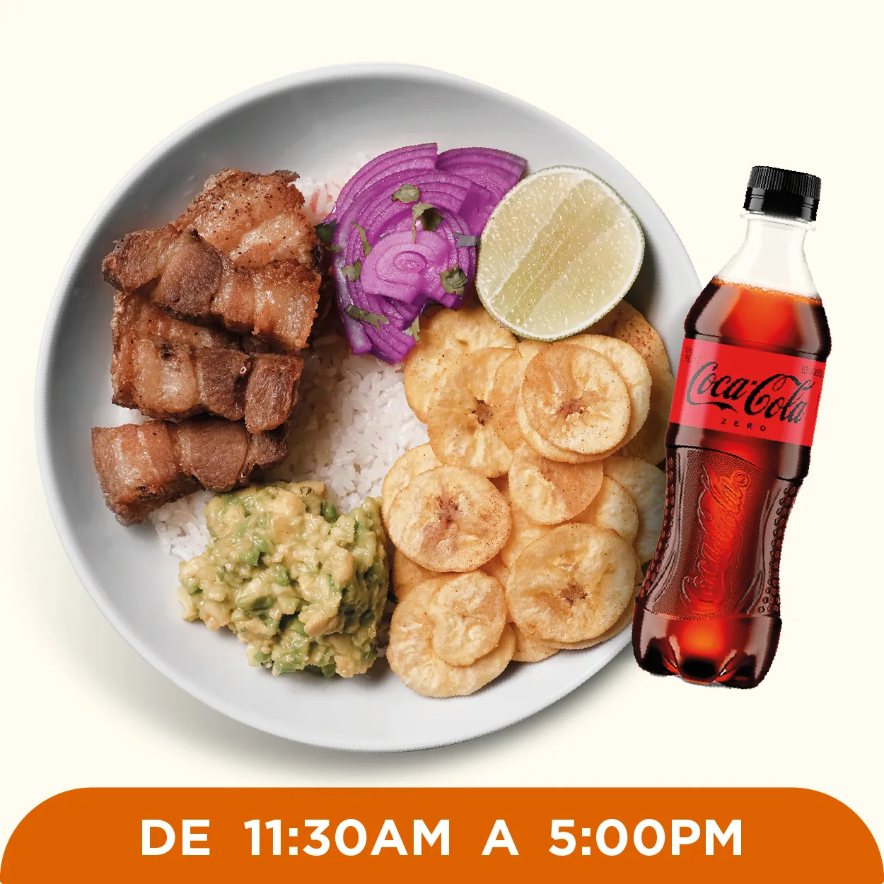 Chicharrón Bowl + Coca-Cola Zero