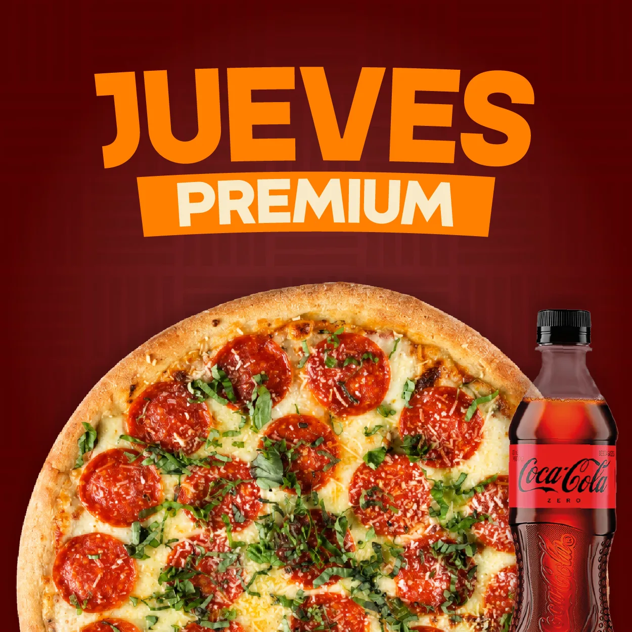 Pizza Small Diavola+Coca Cola Zero 400ml