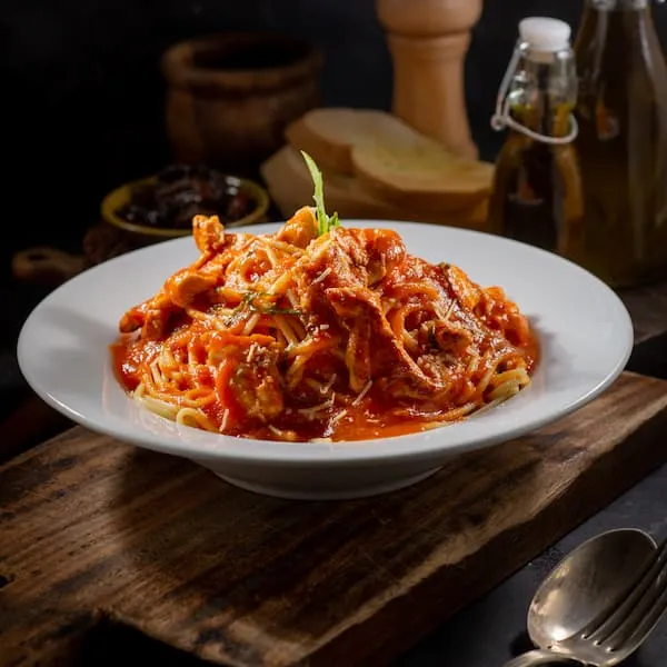 Spaghetti con Pollo