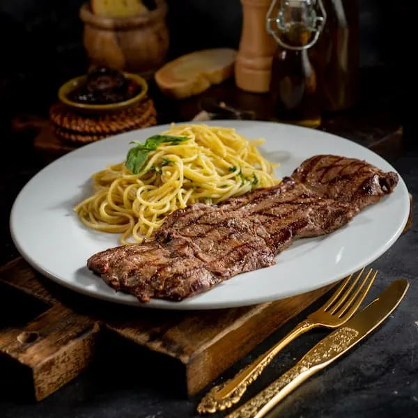 Steak Pasta Aioli