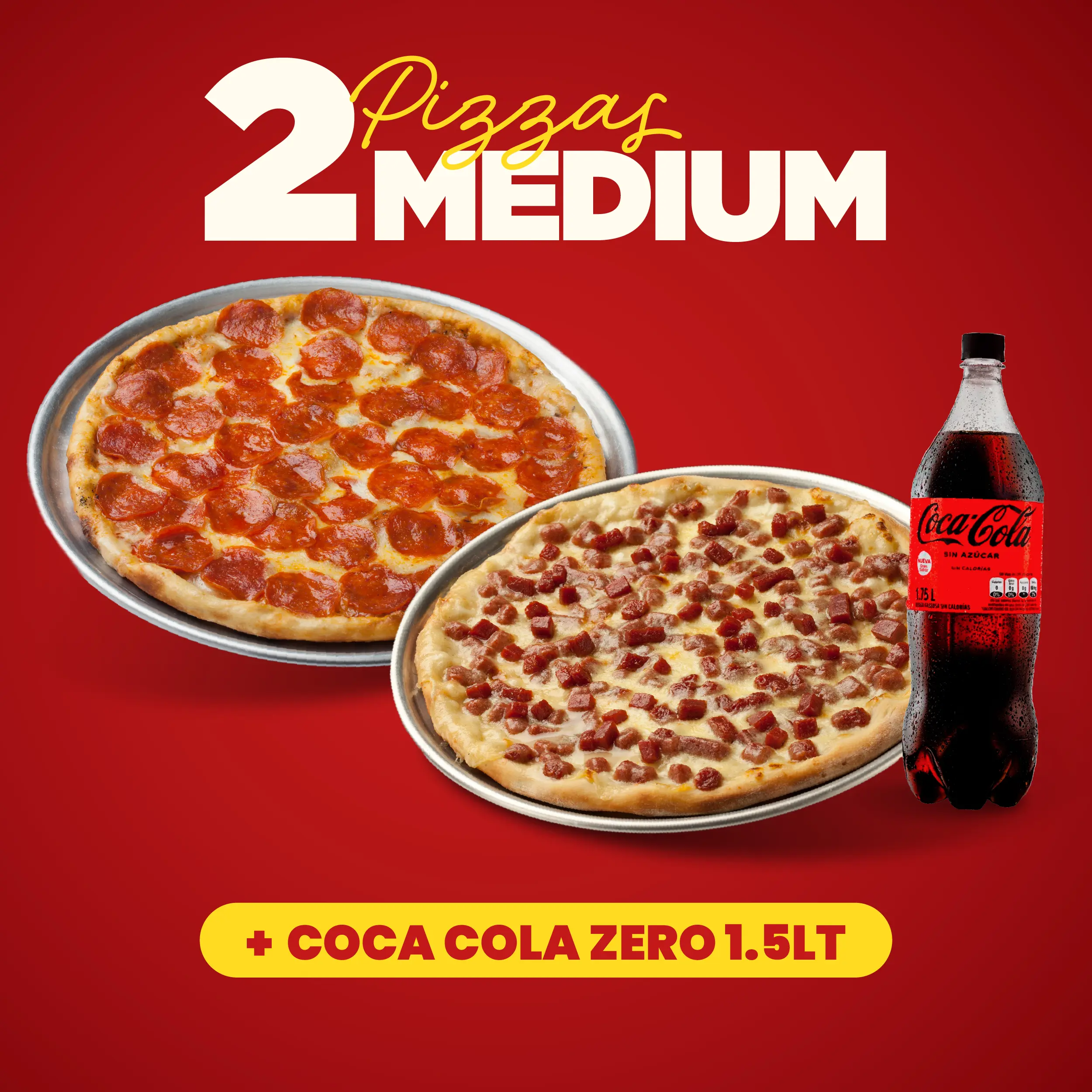 Combo medium + Coca-cola